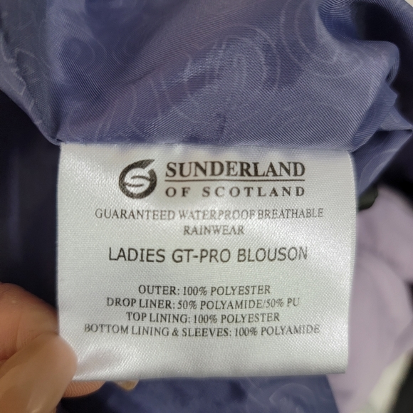 Sunderland of Scotland Breathable Waterproof Golf Jacket Size M - Picture 9 of 16